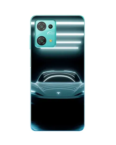 Чехол для Blackview Oscal C30 с картинкой «Tesla в неоне» Чехол для Blackview Oscal C30 с картинкой «Tesla в неоне»