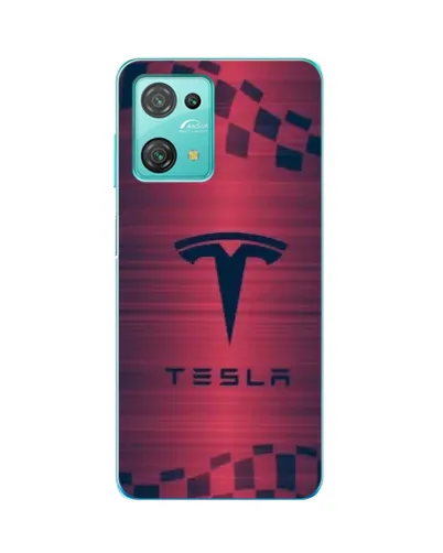 Чехол для Blackview Oscal C30 с картинкой «Тесла красный карбон» Чехол для Blackview Oscal C30 с картинкой «Тесла красный карбон»