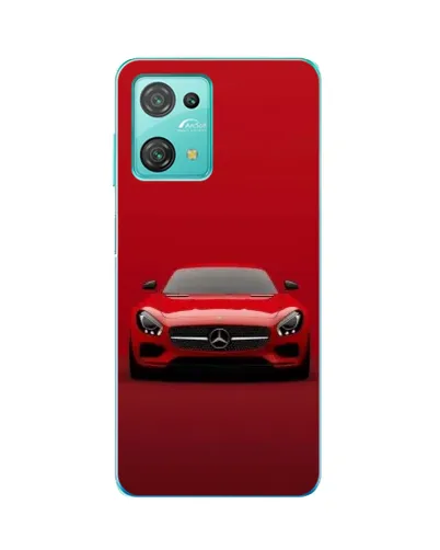 Чехол для Blackview Oscal C30 с картинкой «Красный Mercedes AMG»