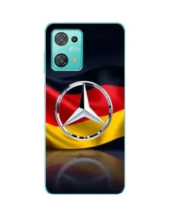 Чехол для Blackview Oscal C30 с картинкой «Mercedes — флаг Германии»