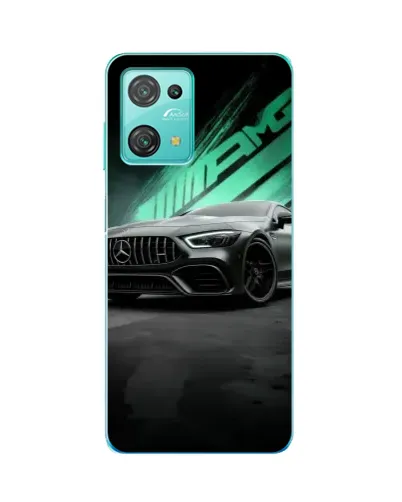 Чехол для Blackview Oscal C30 с картинкой «Темный Mercedes AMG»