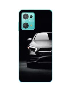 Чехол для Blackview Oscal C30 с картинкой «Свет фар Mercedes»