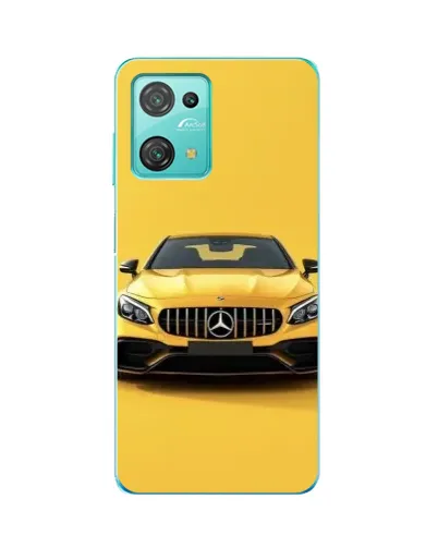 Чехол для Blackview Oscal C30 с картинкой «Желтый Mercedes GT»