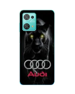 Чохол для Blackview Oscal C30 з картинкою «Пантера та Audi»