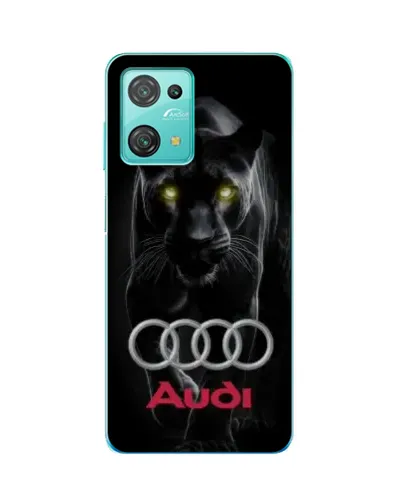 Чехол для Blackview Oscal C30 с картинкой «Пантера и Audi»