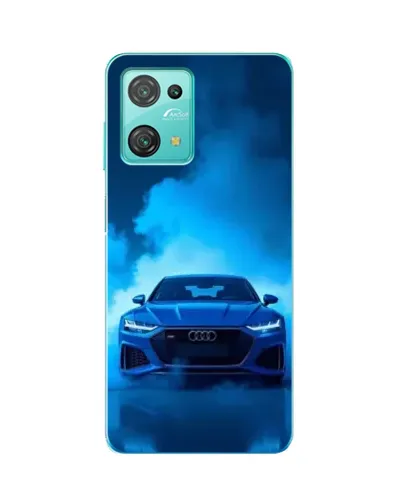 Чехол для Blackview Oscal C30 с картинкой «Audi — голубая энергия»