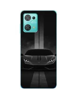 Чехол для Blackview Oscal C30 с картинкой «Lamborghini симметрия дорог»