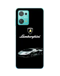 Чехол для Blackview Oscal C30 с картинкой «Логотип Lamborghini классика»
