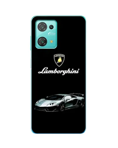 Чехол для Blackview Oscal C30 с картинкой «Логотип Lamborghini классика»