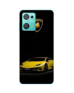 Чехол для Blackview Oscal C30 с картинкой «Lamborghini желтый акцент»