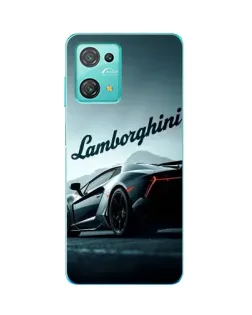 Чехол для Blackview Oscal C30 с картинкой «Классическая надпись Lamborghini»