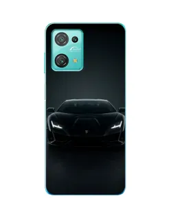 Чехол для Blackview Oscal C30 с картинкой «Черный Lamborghini Aventador»