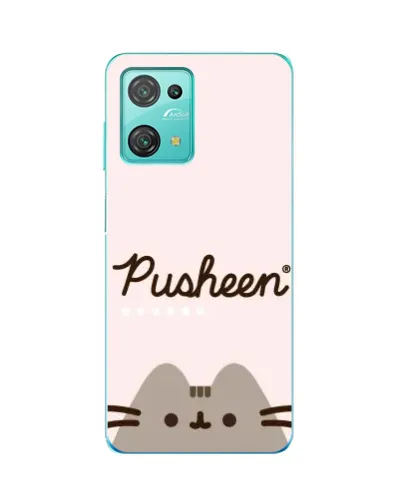 Чехол для Blackview Oscal C30 с картинкой «Pusheen логотип»