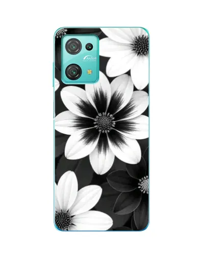 Чехол для Blackview Oscal C30 с картинкой «Монохромные астры» Чехол для Blackview Oscal C30 с картинкой «Монохромные астры»