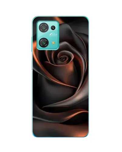 Чехол для Blackview Oscal C30 с картинкой «Шелковая черная роза» Чехол для Blackview Oscal C30 с картинкой «Шелковая черная роза»