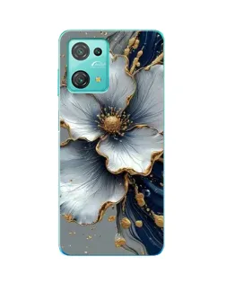 Чохол для Blackview Oscal C30 з картинкою «Біла квітка та золотий флюїд» Чохол для Blackview Oscal C30 з картинкою «Біла квітка та золотий флюїд»