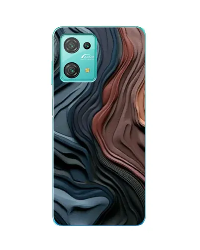 Чехол для Blackview Oscal C30 с картинкой «Цветные волны каньона»