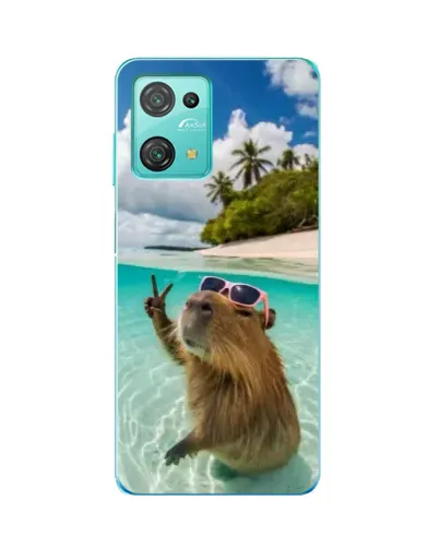 Чехол для Blackview Oscal C30 с картинкой «Капибара на море» Чехол для Blackview Oscal C30 с картинкой «Капибара на море»