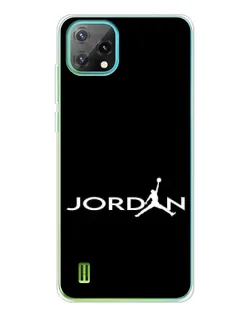 Чехол для Blackview Oscal C60 с картинкой «Jordan White Logo»