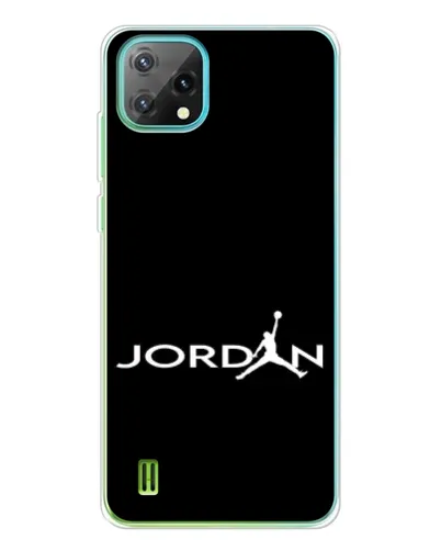 Чехол для Blackview Oscal C60 с картинкой «Jordan White Logo»