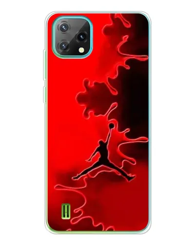 Чехол для Blackview Oscal C60 с картинкой «Jordan Red Smoke»