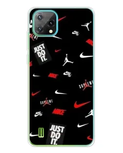 Чехол для Blackview Oscal C60 с картинкой «Nike Mix Pattern»