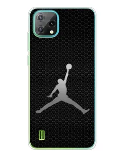 Чехол для Blackview Oscal C60 с картинкой «Jordan Dark Carbon»
