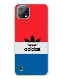 Чехол для Blackview Oscal C60 с картинкой «Ретро блоки Adidas»