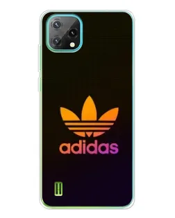 Чехол для Blackview Oscal C60 с картинкой «Градиент Adidas»