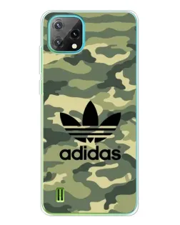 Чехол для Blackview Oscal C60 с картинкой «Милитари стиль Adidas»