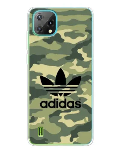 Чехол для Blackview Oscal C60 с картинкой «Милитари стиль Adidas» Чехол для Blackview Oscal C60 с картинкой «Милитари стиль Adidas»