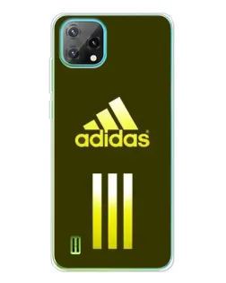 Чехол для Blackview Oscal C60 с картинкой «Оливковый градиент Adidas»