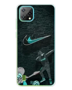 Чехол для Blackview Oscal C60 с картинкой «Спортивный арт Nike»