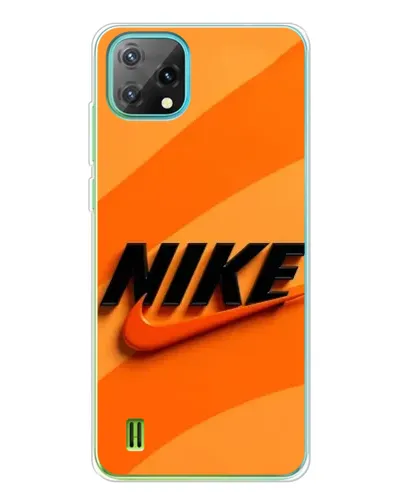 Чехол для Blackview Oscal C60 с картинкой «Оранжевый драйв Nike»