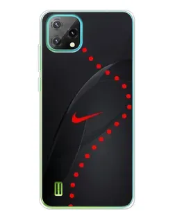 Чехол для Blackview Oscal C60 с картинкой «Абстрактный дизайн Nike»