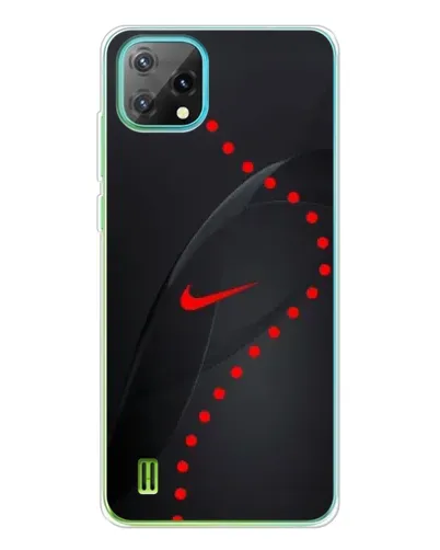 Чехол для Blackview Oscal C60 с картинкой «Абстрактный дизайн Nike»