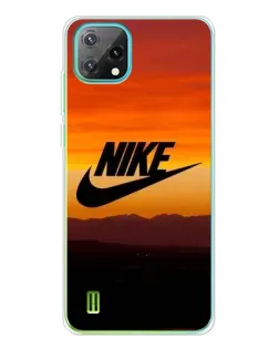 Чехол для Blackview Oscal C60 с картинкой «Nike — вечерний горизонт»
