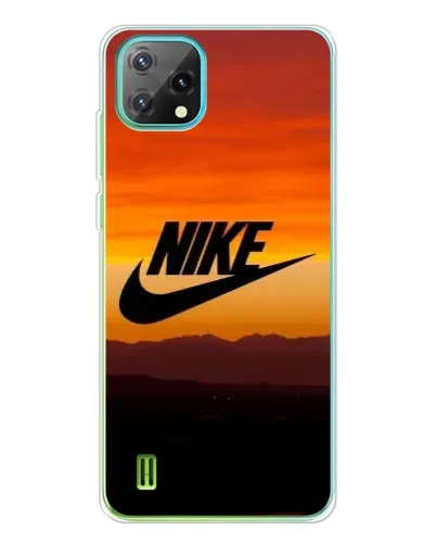 Чехол для Blackview Oscal C60 с картинкой «Nike — вечерний горизонт»