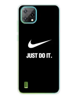 Чехол для Blackview Oscal C60 с картинкой «Классический принт Nike»