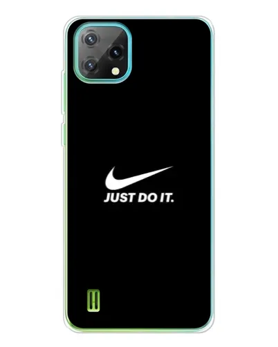 Чехол для Blackview Oscal C60 с картинкой «Минимализм от Nike»