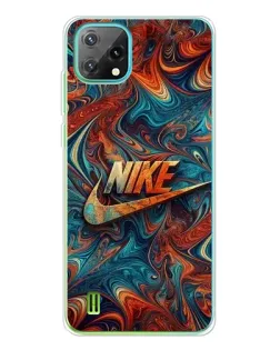 Чехол для Blackview Oscal C60 с картинкой «Nike в абстракции»