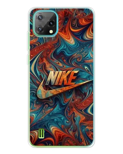 Чехол для Blackview Oscal C60 с картинкой «Nike в абстракции»