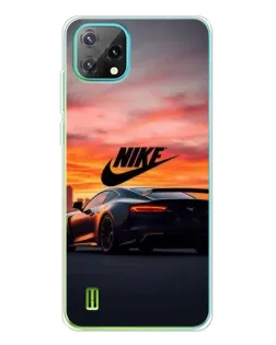 Чехол для Blackview Oscal C60 с картинкой «Nike и суперкар»