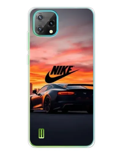 Чехол для Blackview Oscal C60 с картинкой «Nike и суперкар»