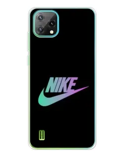 Чехол для Blackview Oscal C60 с картинкой «Nike — городская ночь»