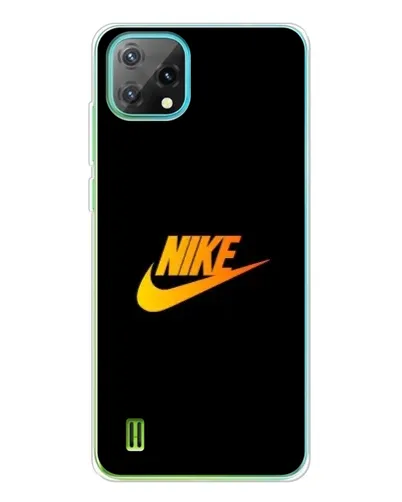 Чехол для Blackview Oscal C60 с картинкой «Золотой логотип Nike»