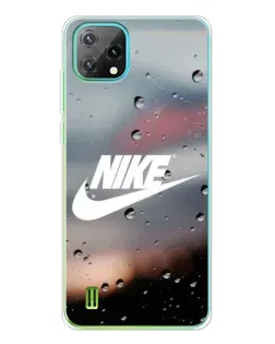 Чехол для Blackview Oscal C60 с картинкой «Nike в стиле ретро»