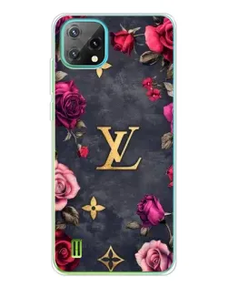 Чехол для Blackview Oscal C60 с картинкой «Цветочный Louis Vuitton»