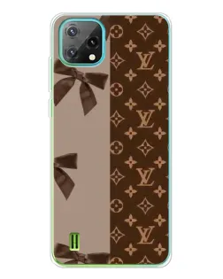 Чехол для Blackview Oscal C60 с картинкой «Louis Vuitton — банты»