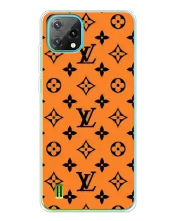 Чехол для Blackview Oscal C60 с картинкой «Оранжевый стиль LV»